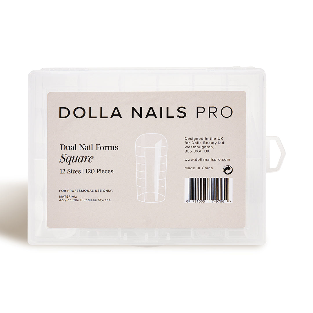 Dual Nail Forms, Square - 120pcs