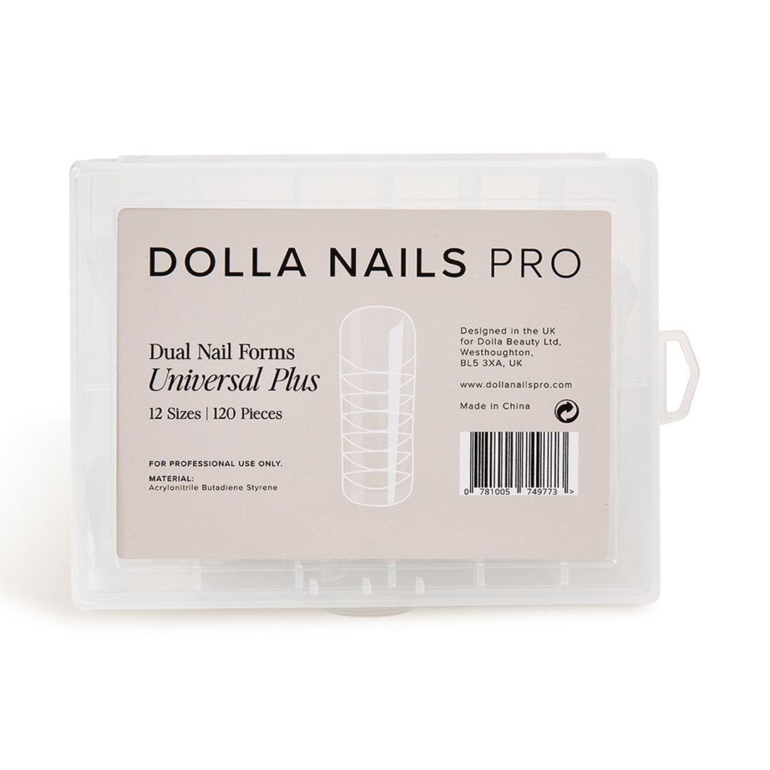 Dual Nail Forms, Universal Plus - 120pcs
