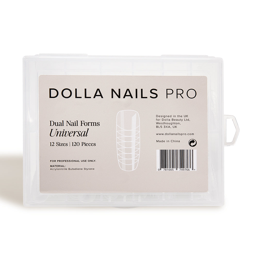 Dual Nail Forms, Universal - 120pcs