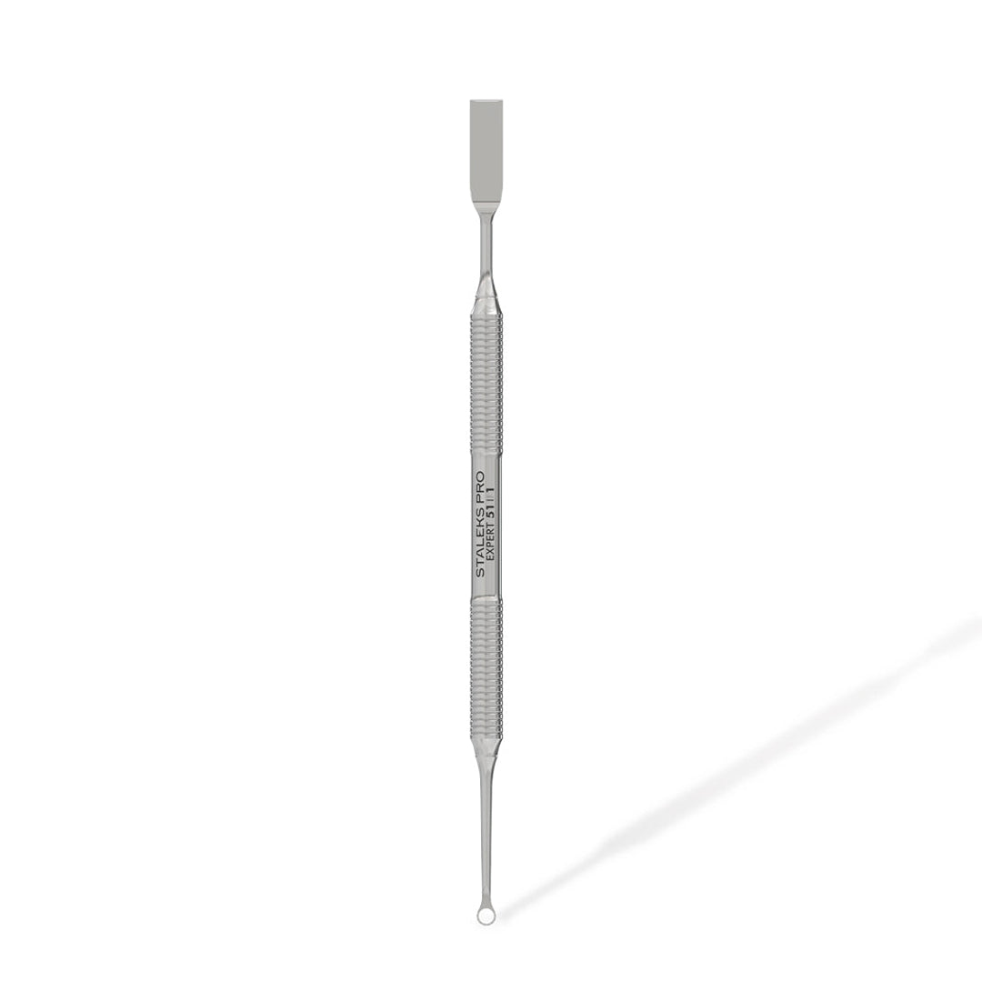 Staleks Manicure Straight Flat Pusher with Loop EXPERT 51 TYPE 1
