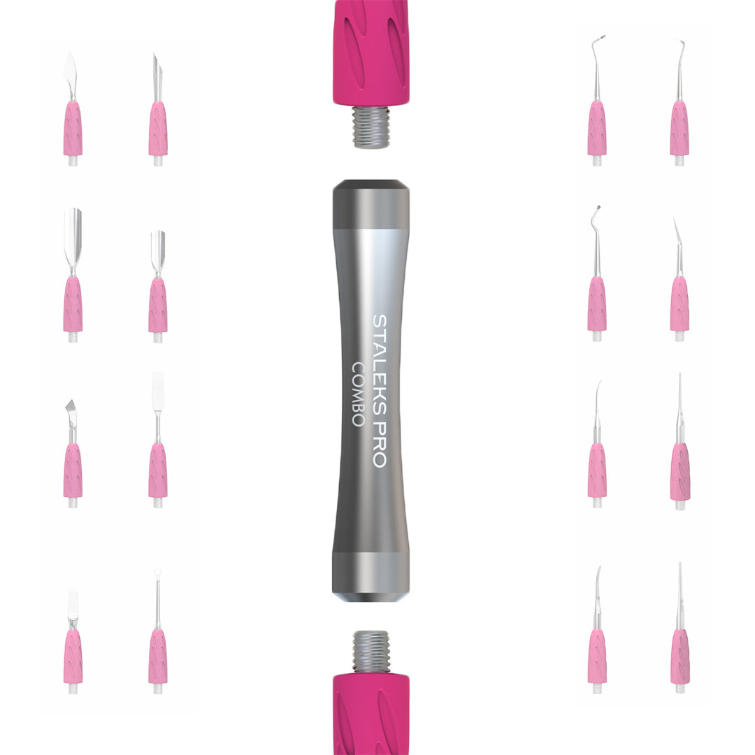 Staleks Combo UNIQ - Silver Pusher Handle For Replaceable Working Parts