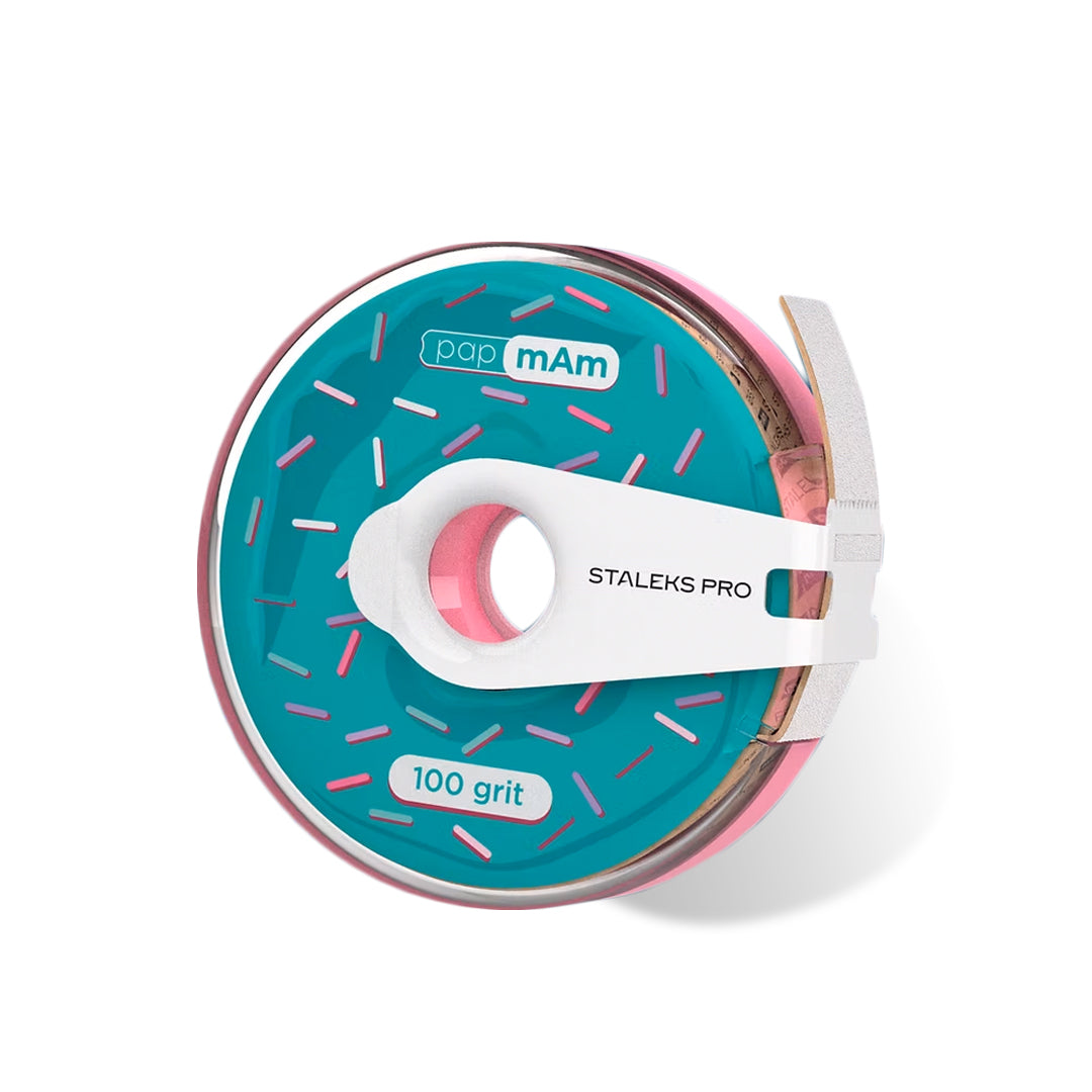 Staleks Disposable White Abrasive Tape in Plastic Case (Various Grits)