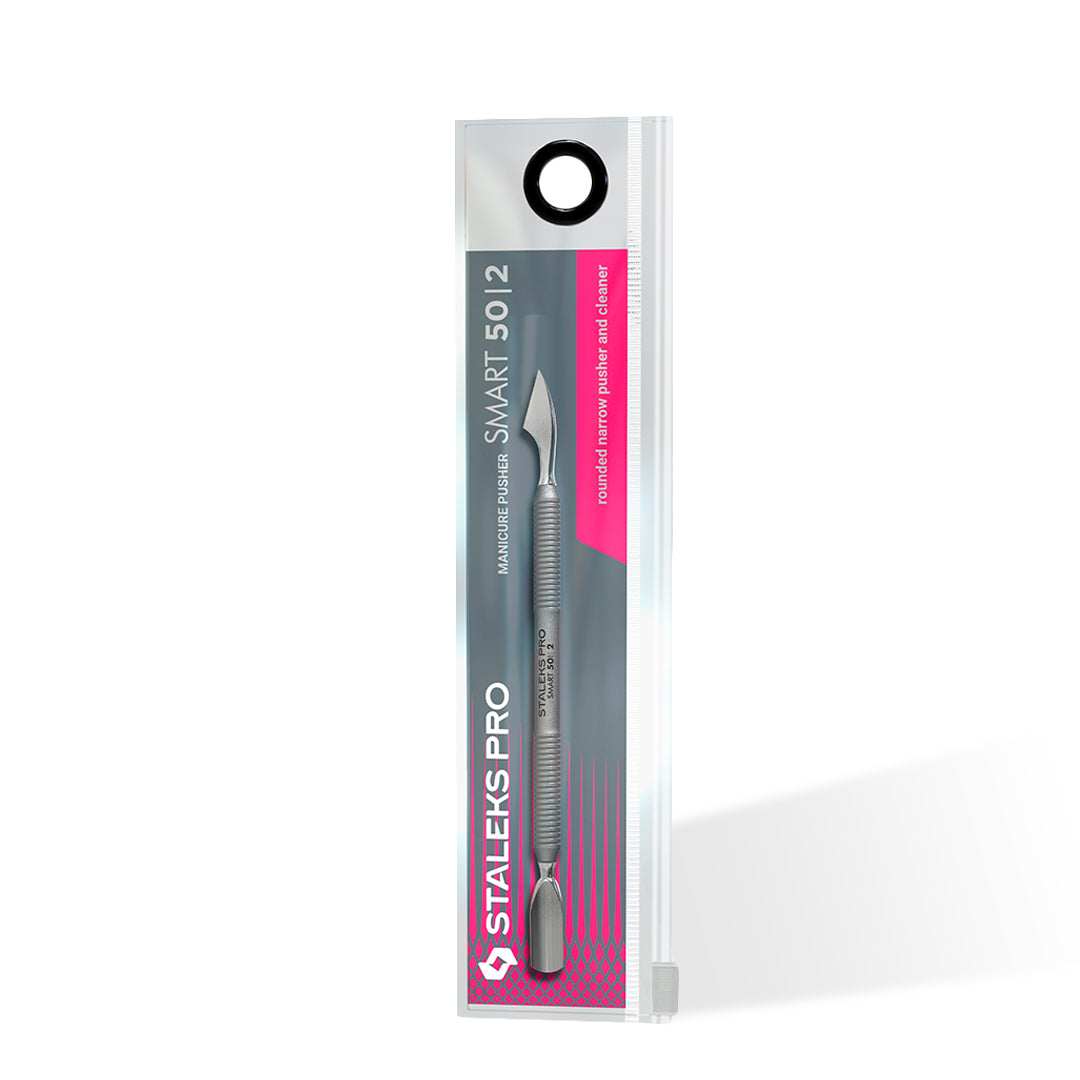 Staleks Professional Manicure Rounded Pusher with Cleaner SMART 50 Type 2