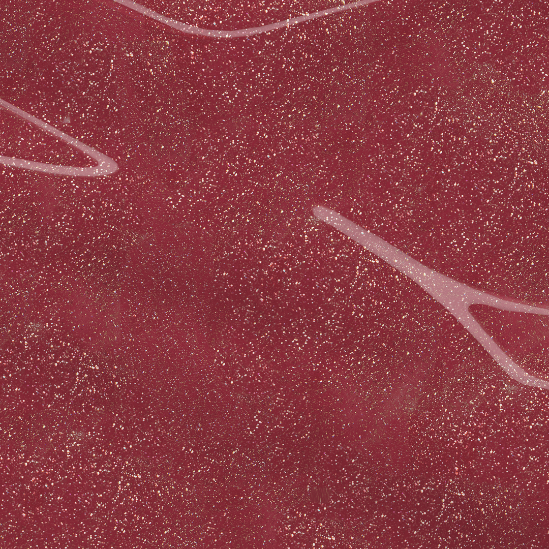 Professional brick red glitter gel polish by Miss Dolla | Dolla