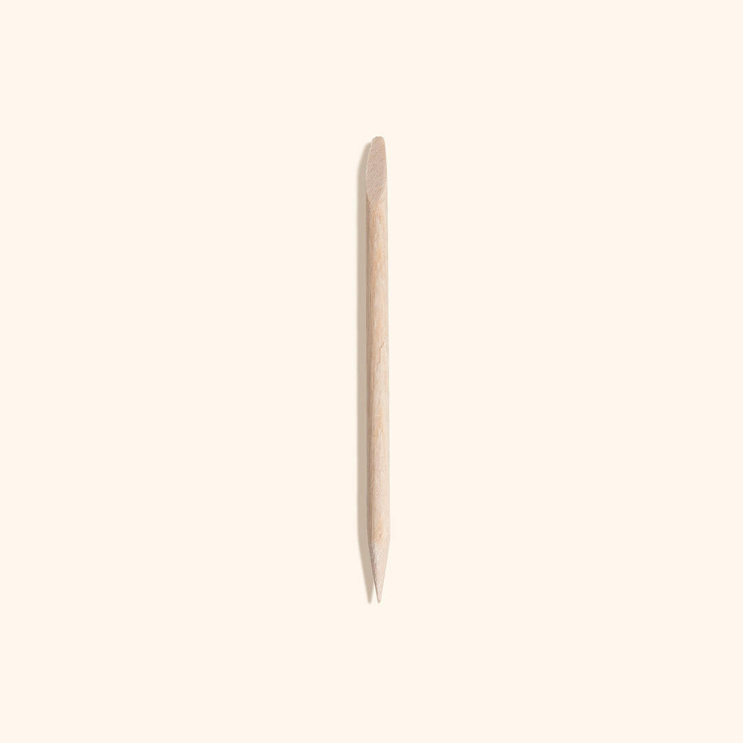 Miss Dolla wooden cuticle sticks for manicure and pedicure treatments.