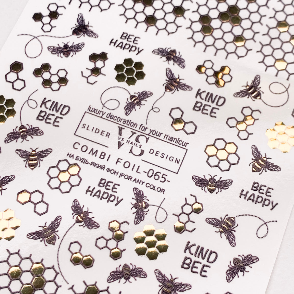 vs combi foil 065 nail sliders from UK nail brand miss dolla