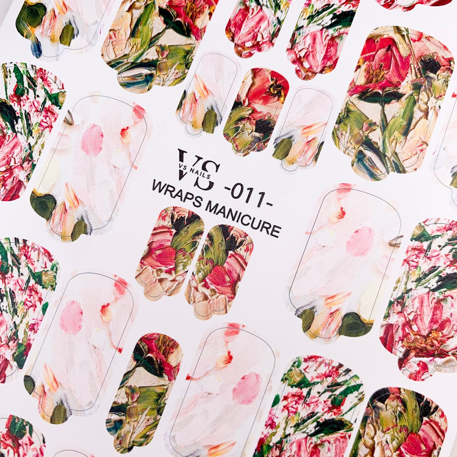 VS wraps manicure 011 nail film from the top UK nail brand Miss Dolla