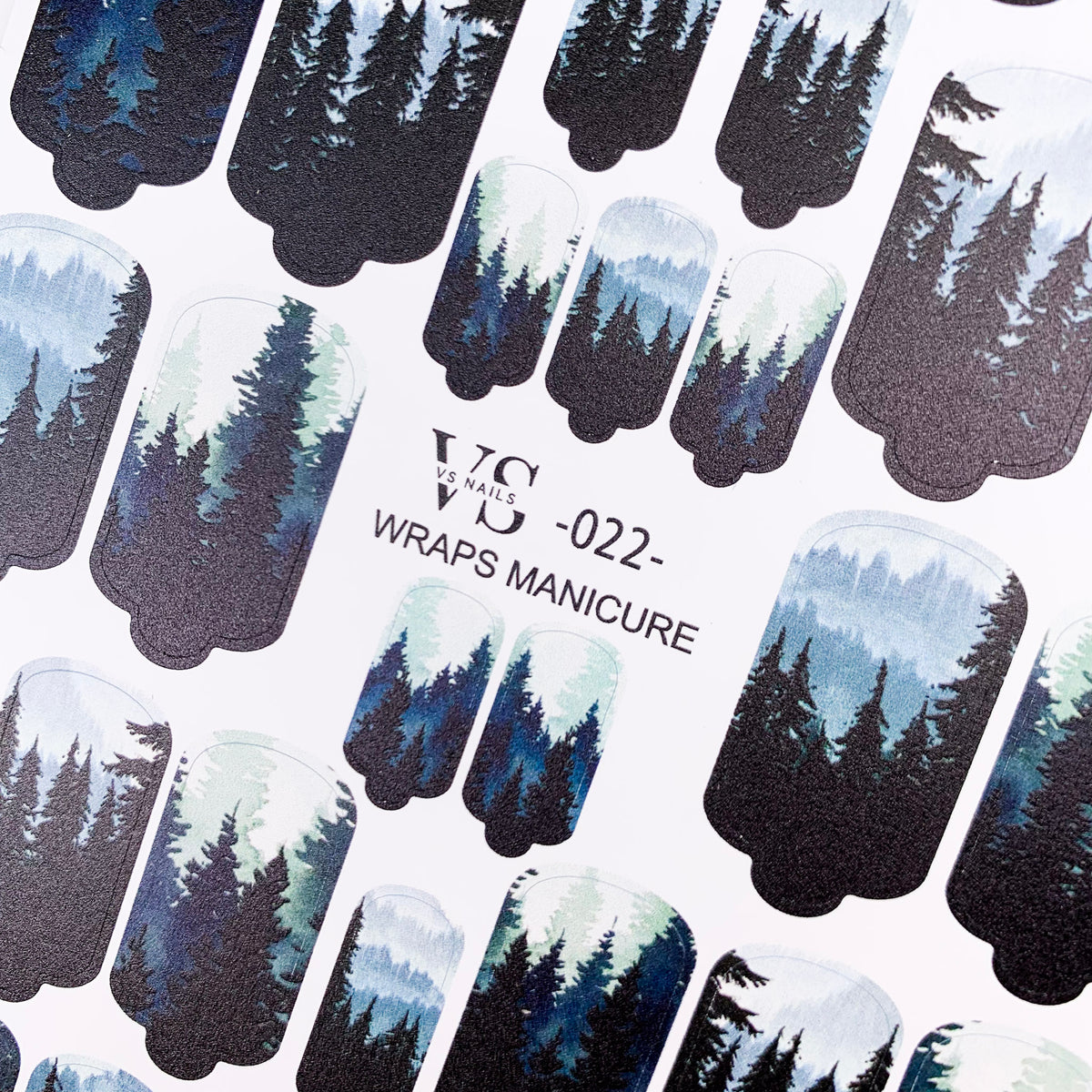 VS wraps manicure 022 nail film from nail polish company Miss Dolla.