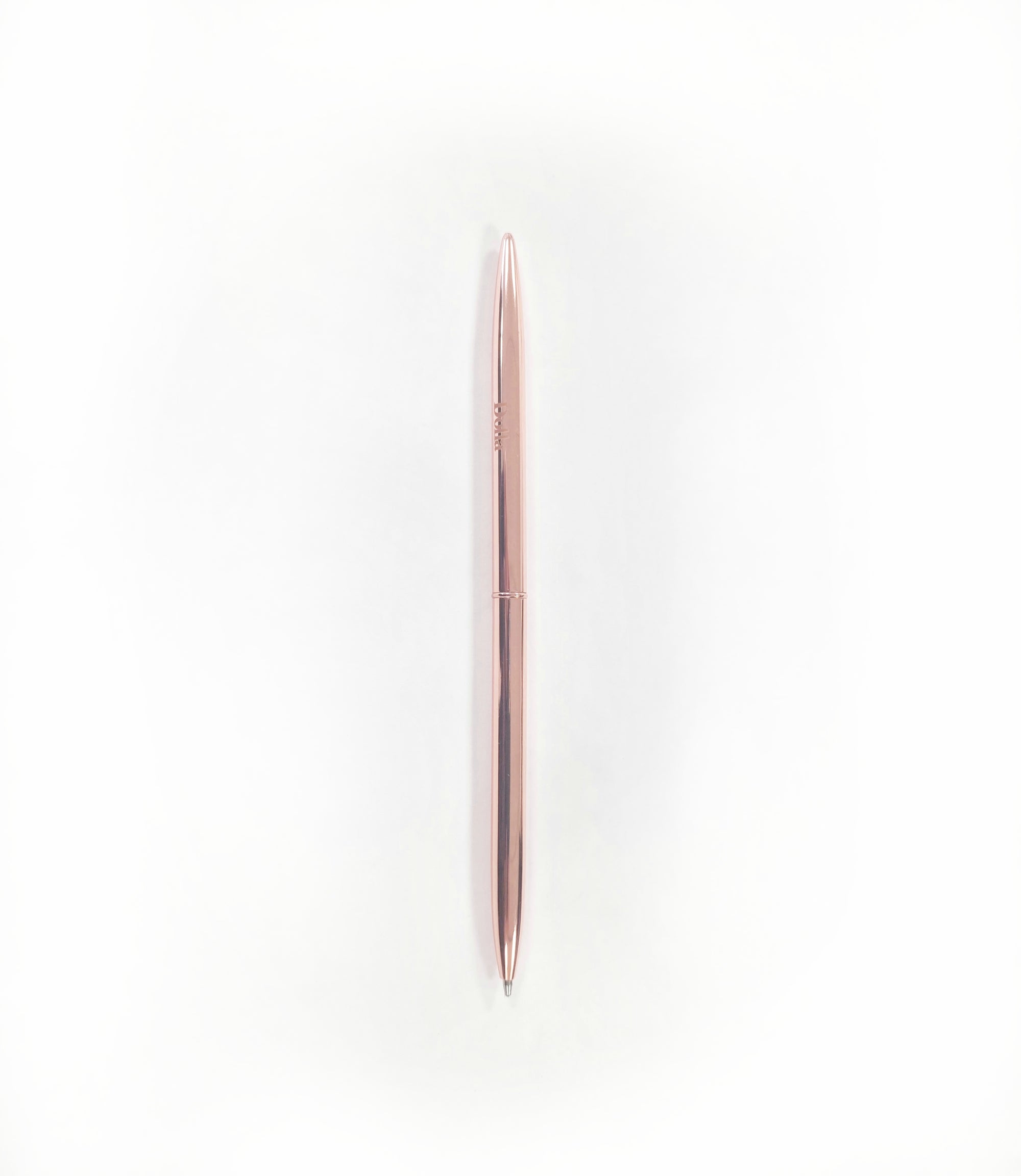 This ballpoint pen is a black pen with golden rose design pen from the top nail brand UK Miss Dolla.