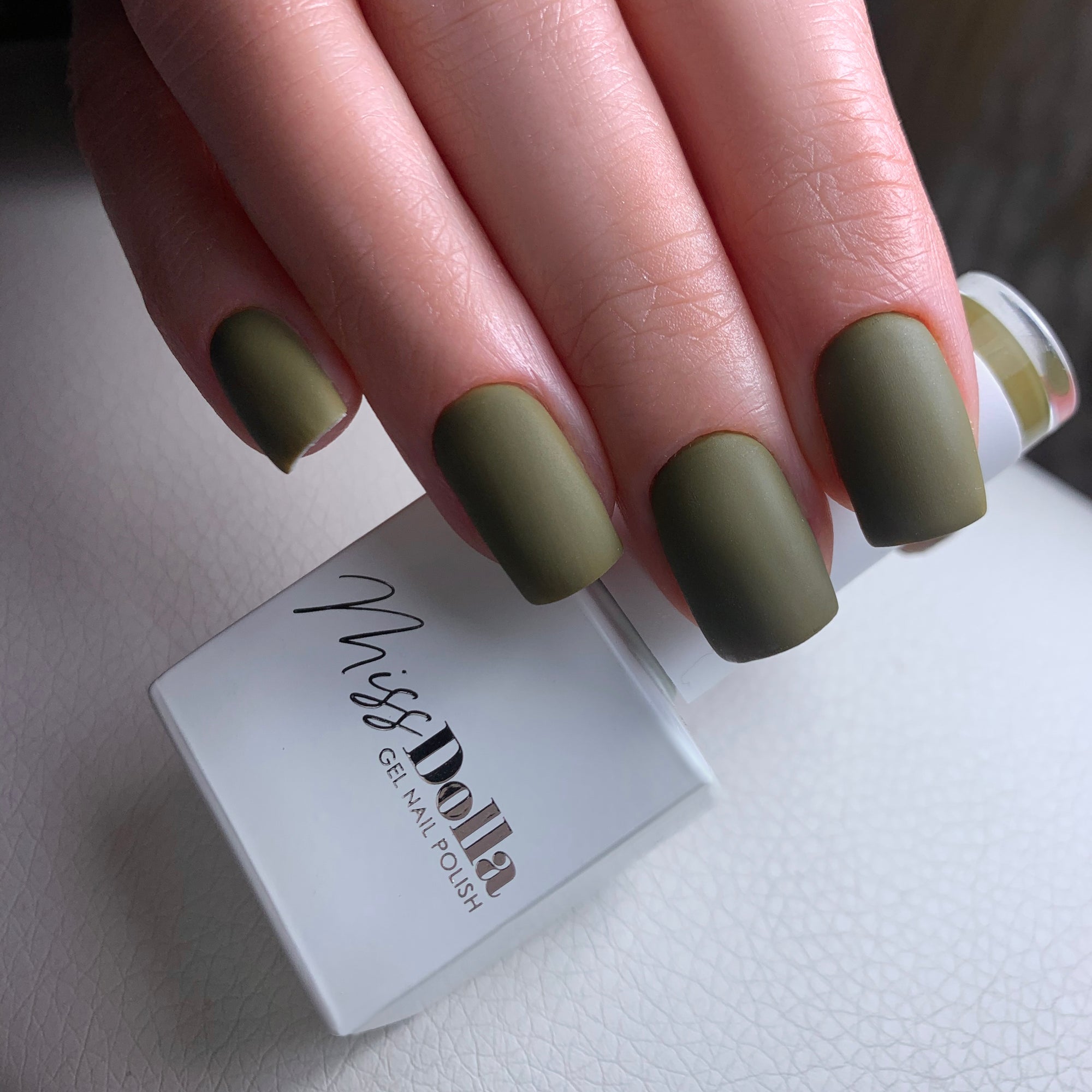 Long lasting gel nail polish "Cocktail Olive" | Dolla 