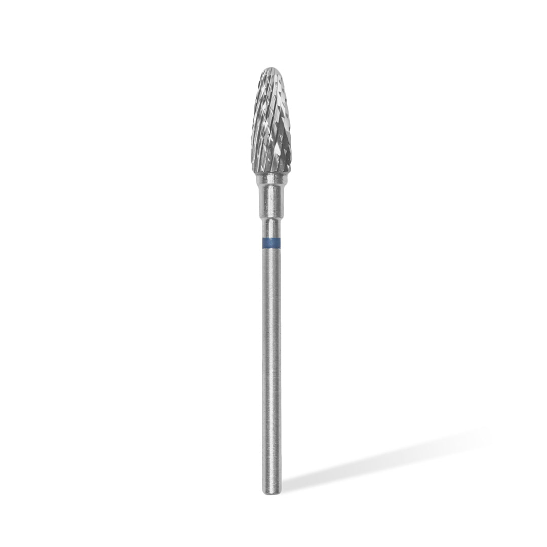 Staleks Carbide 'Corn' Blue Nail Drill Bit, head diameter 5mm/ working part 13mm