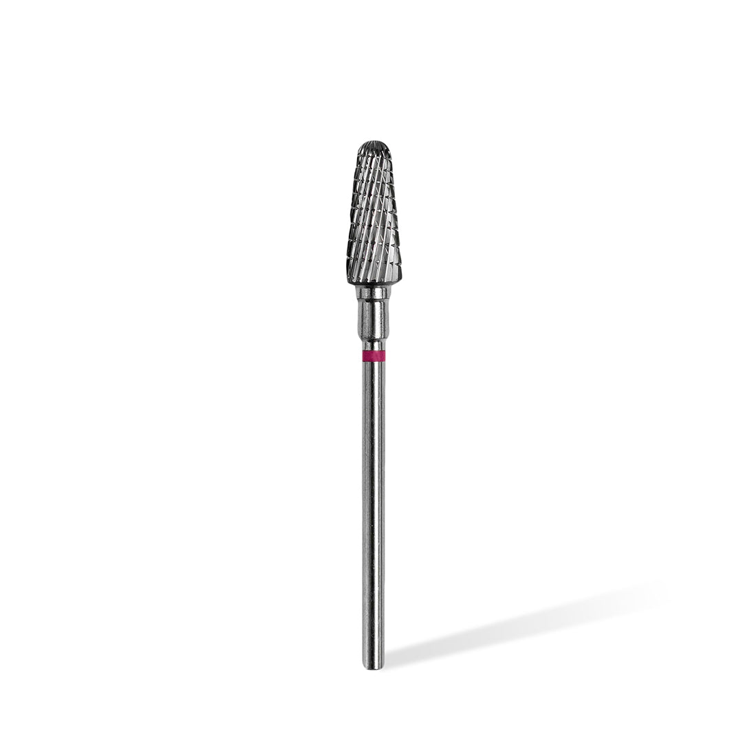Staleks Carbide 'Frustum' Purple Nail Drill Bit, head diameter 6mm / working part 14mm