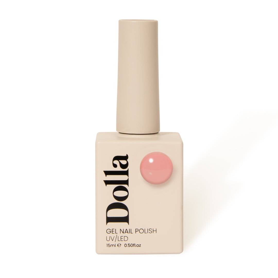 Durable and flexible Miss Dolla UV/LED curable beige-pink gel polish UK. | Miss Dolla