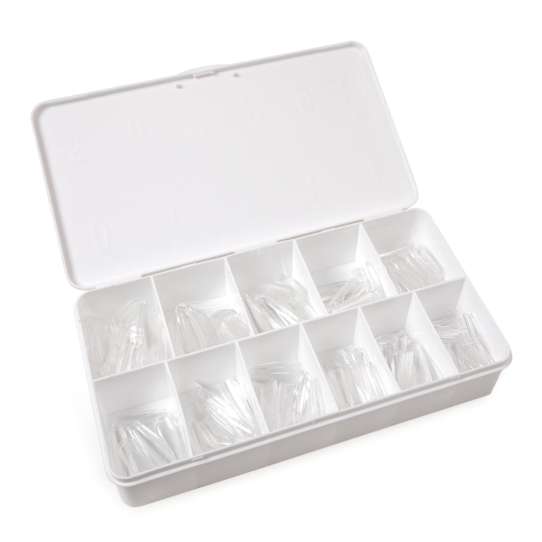 Full Cover Soft Gel Tips Ballerina - 550pcs