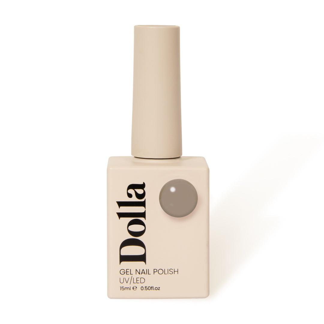 Professional-grade mocha gel polish by Miss Dolla with easy removal UK. | Dolla
