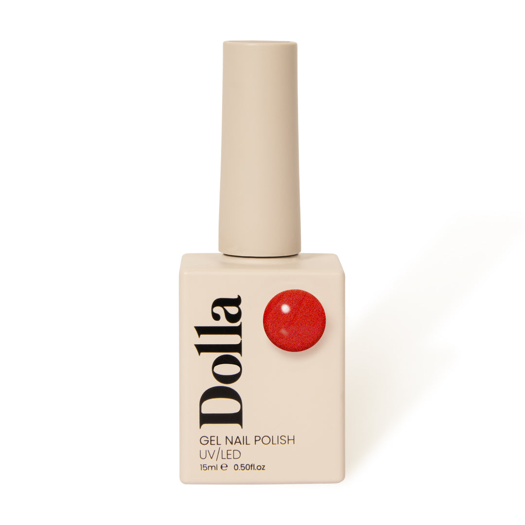 Beautiful red gel polish for elegant manicure uk | Msss Dolla