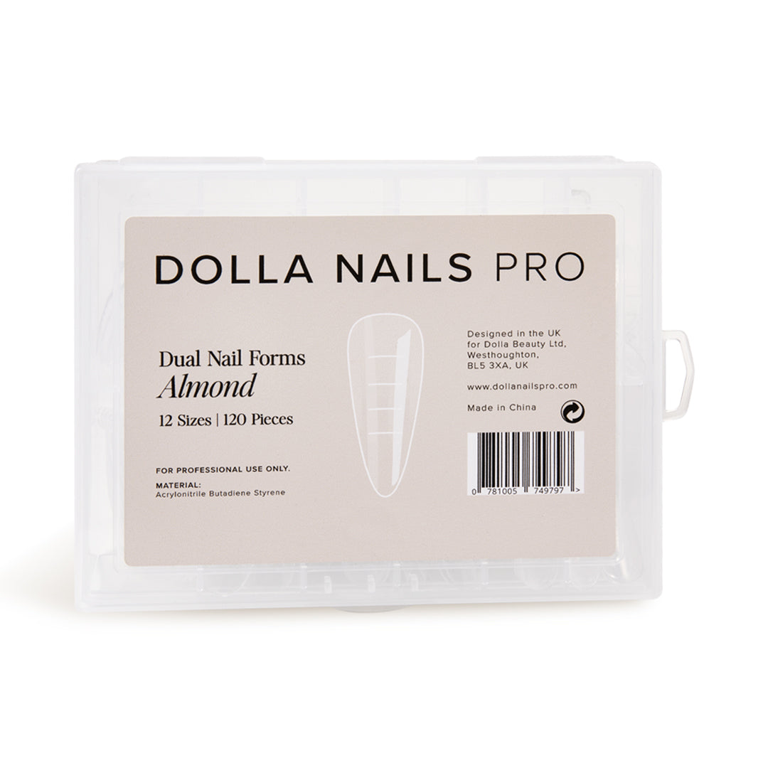 Dual Nail Forms, Almond - 120pcs