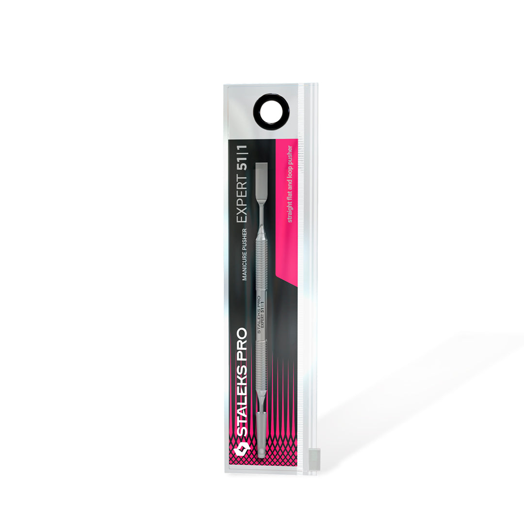 Staleks Manicure Straight Flat Pusher with Loop EXPERT 51 TYPE 1