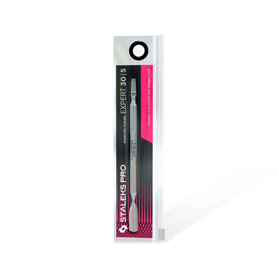 Staleks Manicure Rounded Wide Pusher with a Straight Blade EXPERT 30 TYPE 5