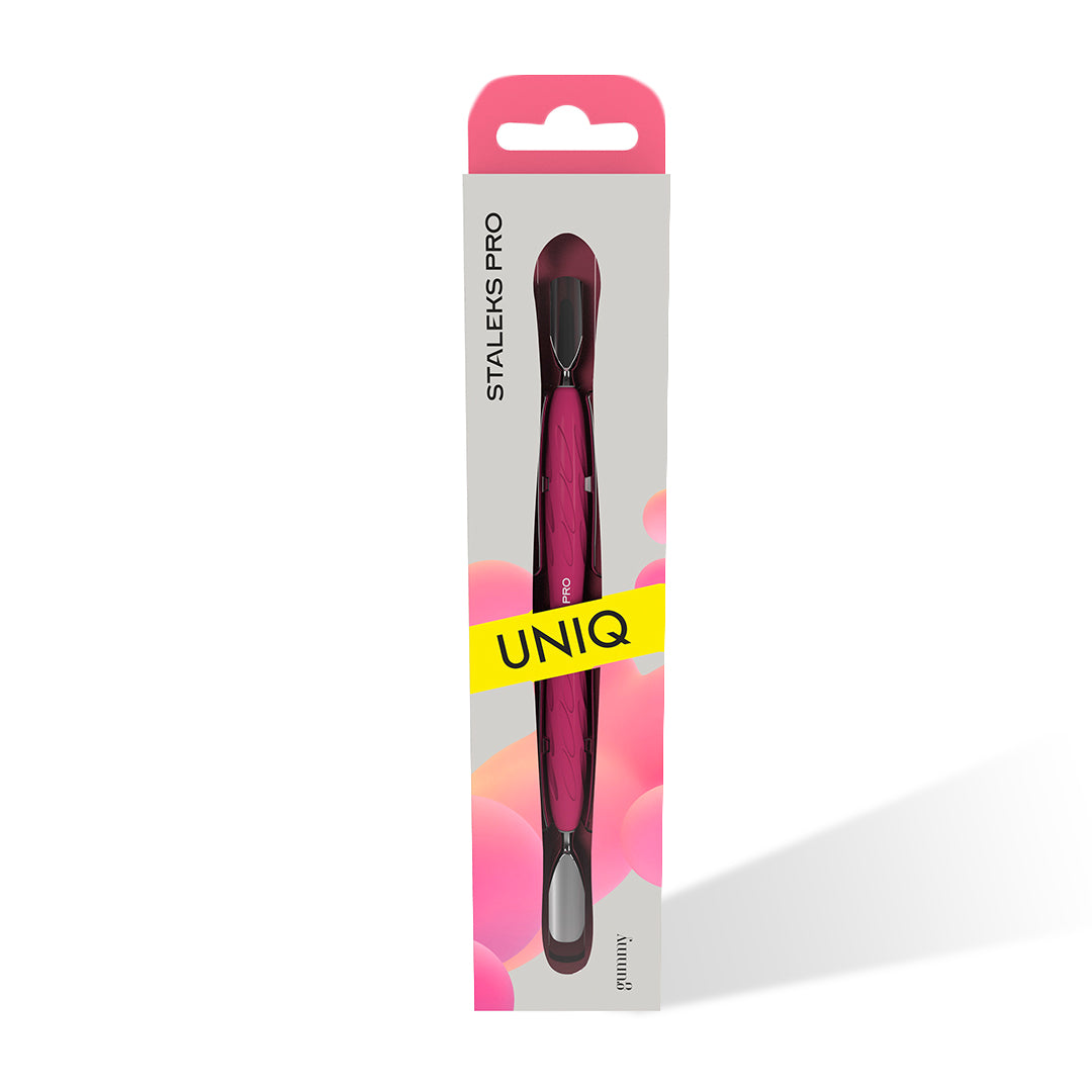 Staleks Gummy Manicure Rounded Wide &amp; Narrow Pusher UNIQ 10 TYPE 1