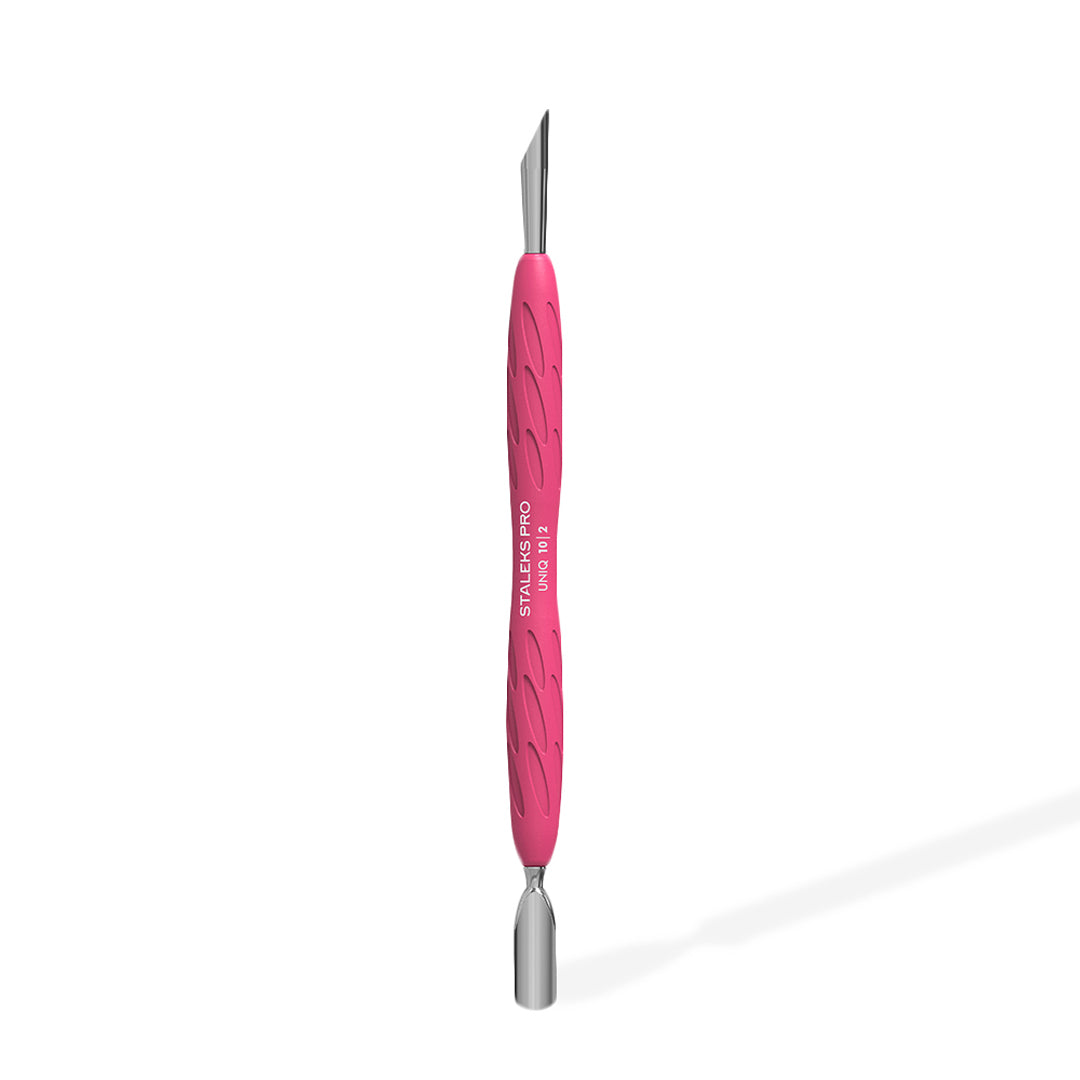 Staleks Gummy Manicure Rounded Narrow &amp; Slanted Pusher UNIQ 10 TYPE 2
