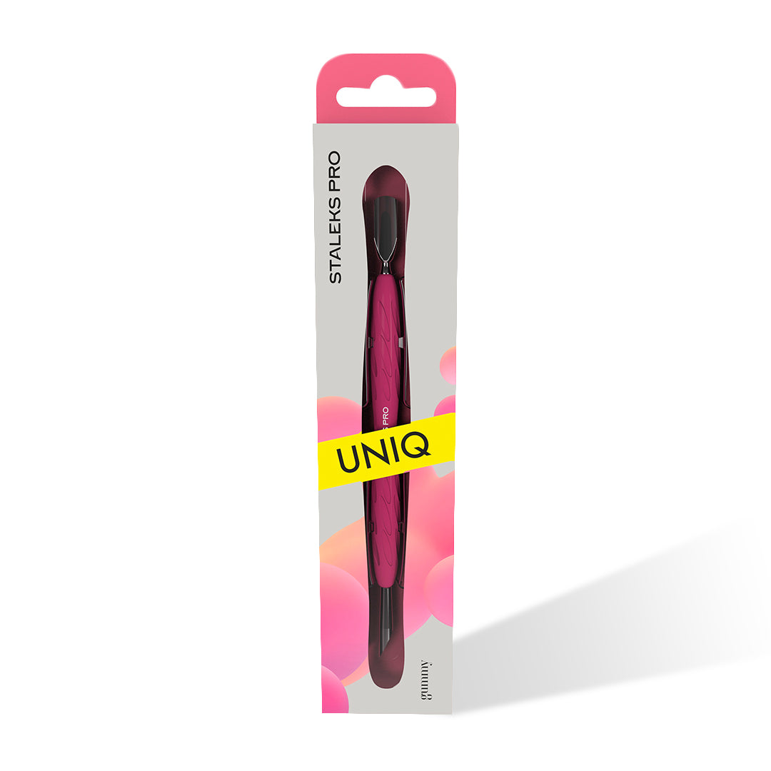 Staleks Gummy Manicure Rounded Narrow &amp; Slanted Pusher UNIQ 10 TYPE 2
