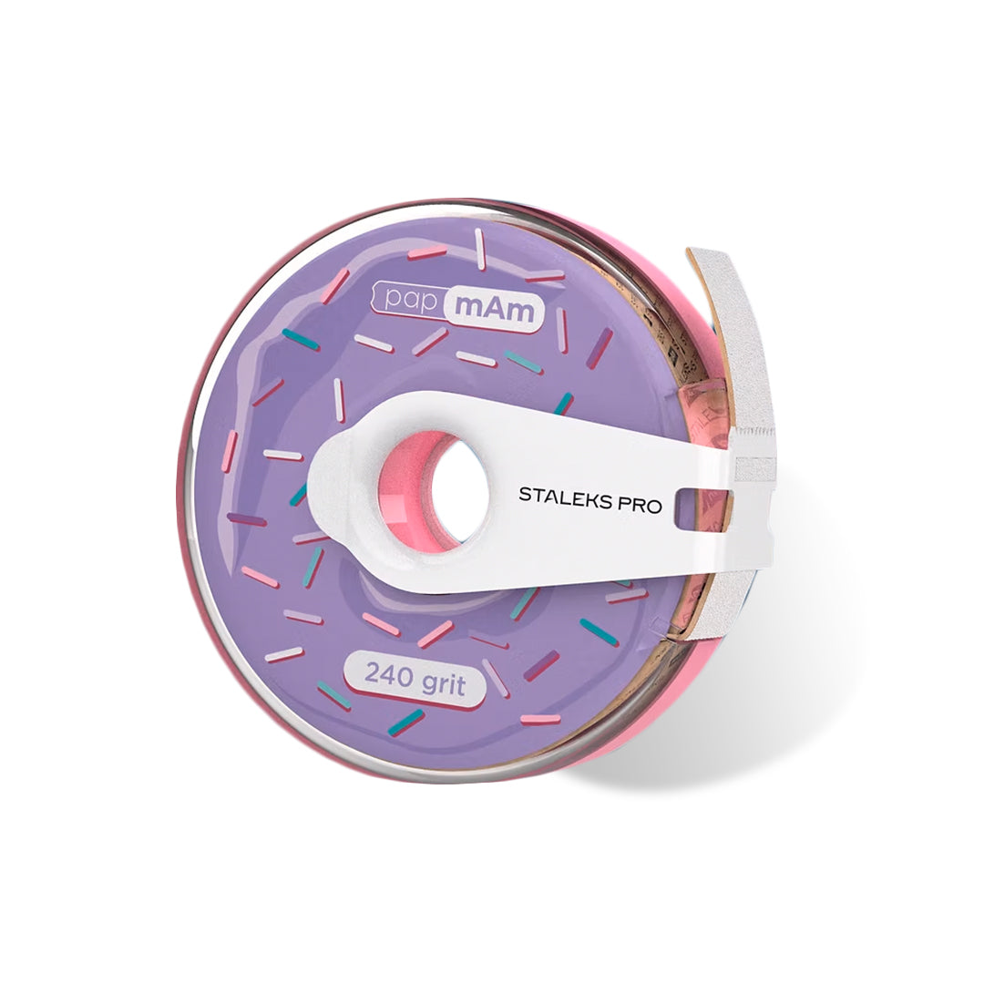 Staleks Disposable White Abrasive Tape in Plastic Case (Various Grits)