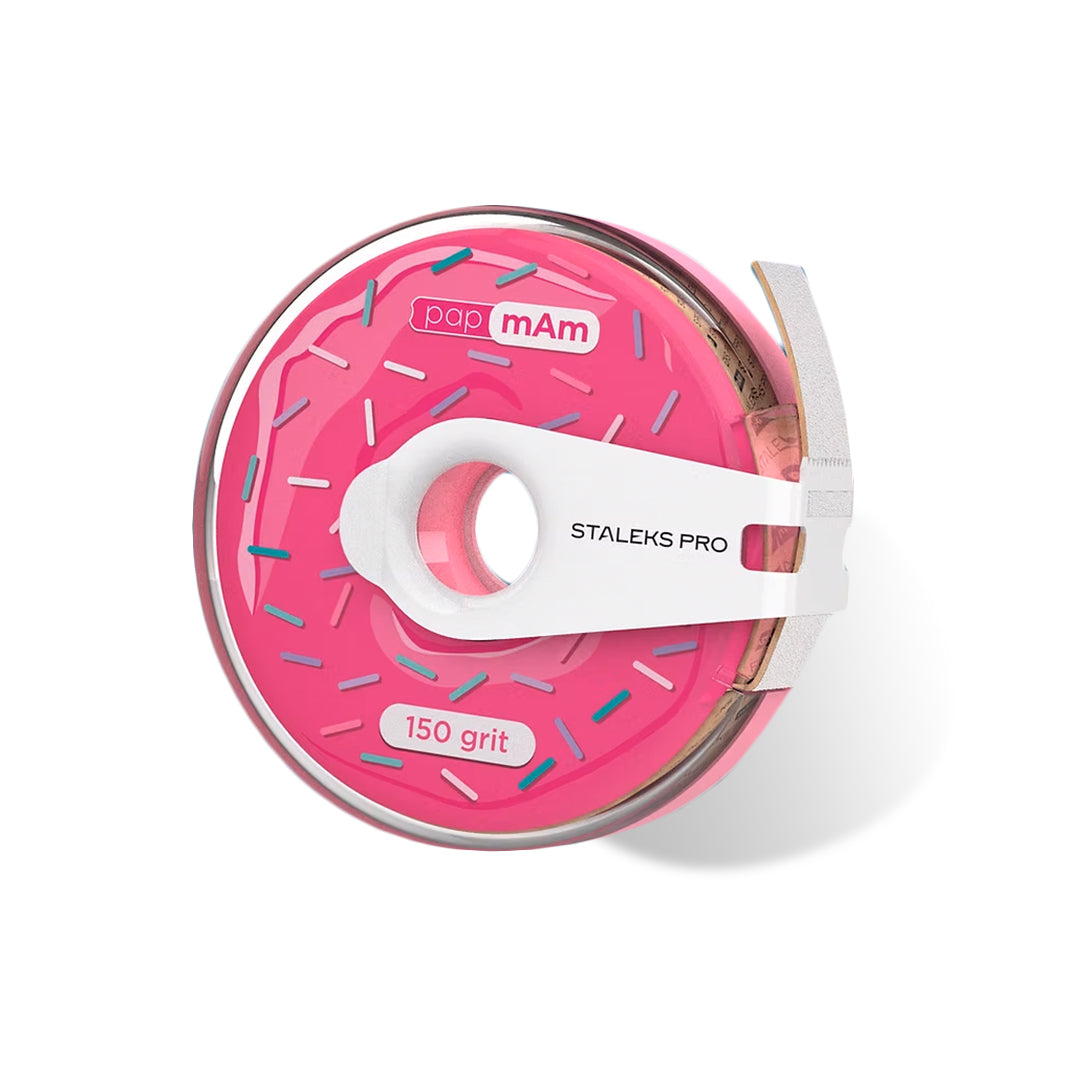 Staleks Disposable White Abrasive Tape in Plastic Case (Various Grits)