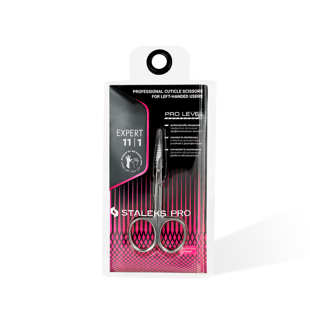 Staleks Professional Cuticle Scissors for Left-Handed Users EXPERT 11 TYPE 1