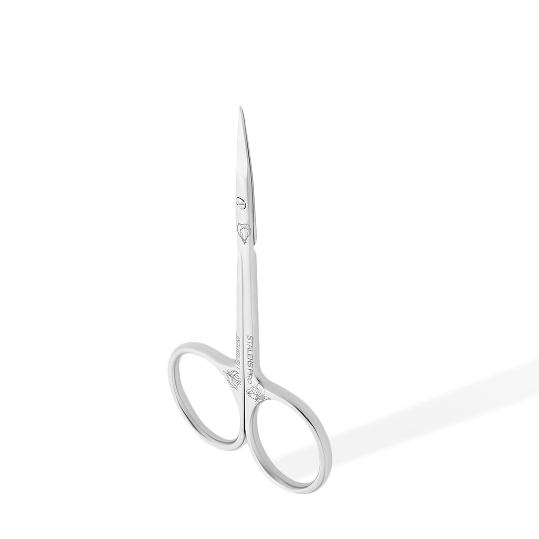 Staleks Professional Cuticle Scissors with Hook EXCLUSIVE 23 TYPE 1 (Magnolia)