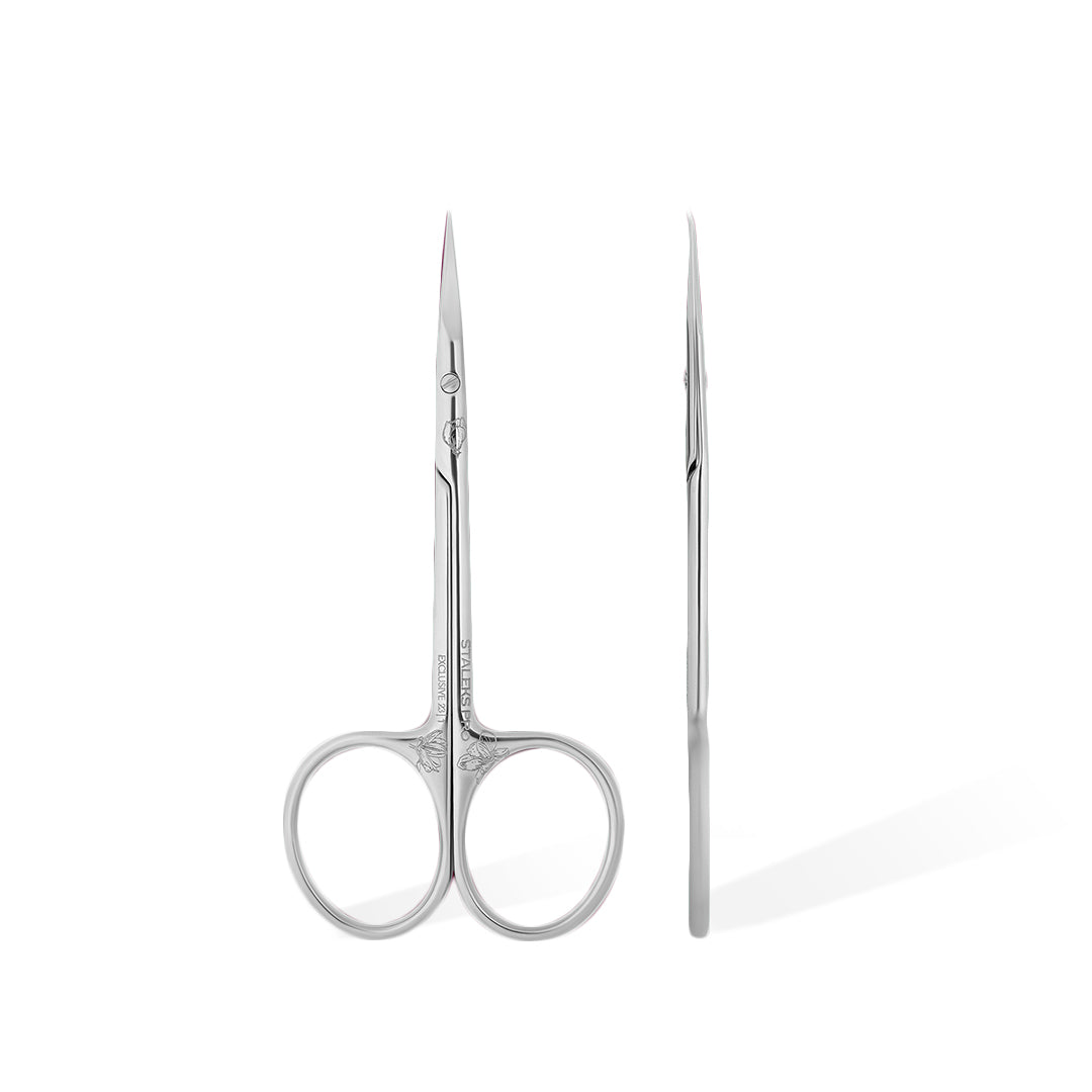 Staleks Professional Cuticle Scissors with Hook EXCLUSIVE 23 TYPE 1 (Magnolia)