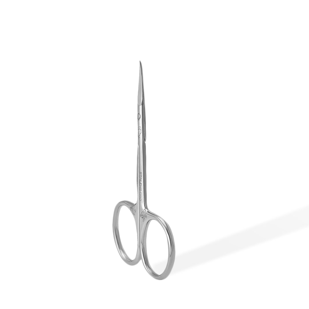 Staleks Professional Cuticle Scissors with Hook EXCLUSIVE 23 TYPE 2 (Magnolia)