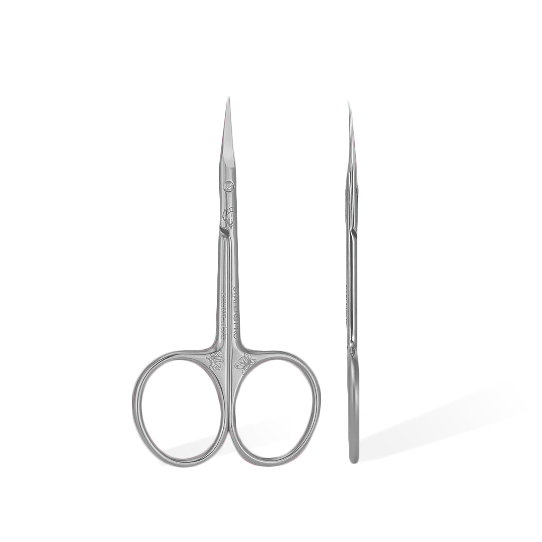 Staleks Professional Cuticle Scissors with Hook EXCLUSIVE 23 TYPE 2 (Magnolia)