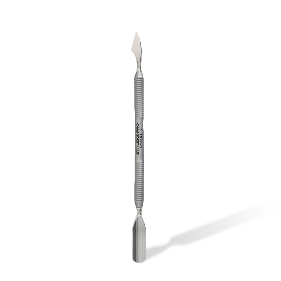 Staleks Professional Manicure Rounded Wide Pusher with Cleaner SMART 51 Type 2