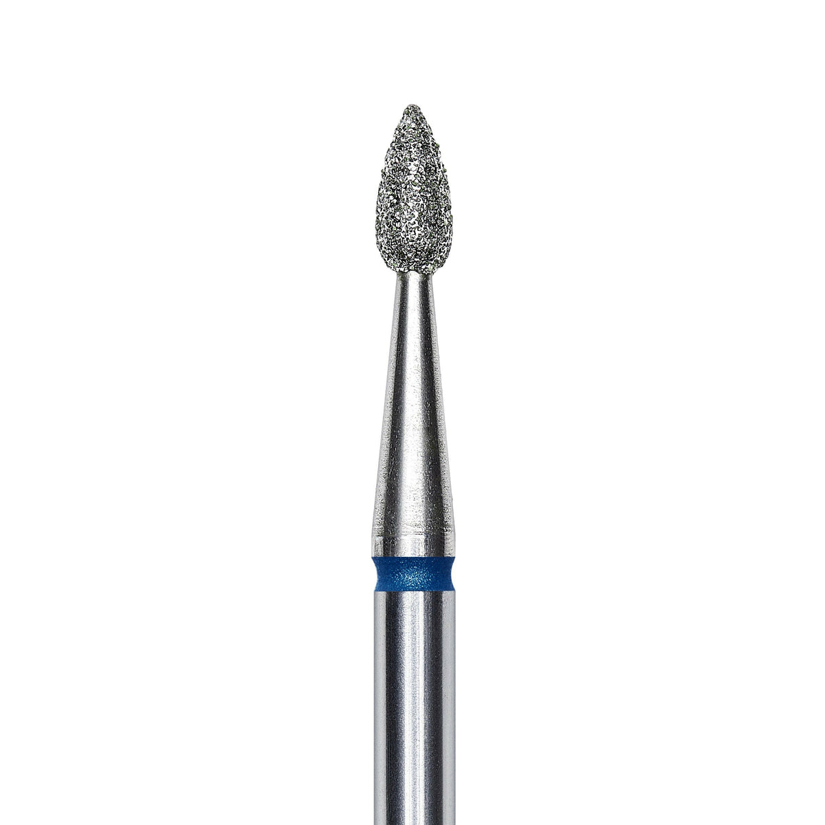 Staleks Diamond nail drill bit, &quot;drop&quot; , blue, head diameter 2.3mm/ working part 5mm FA40B023/5.