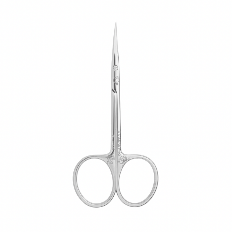 Staleks Professional EXCLUSIVE 22 type 1 cuticle scissors in Magnolia design. | Miss Dolla