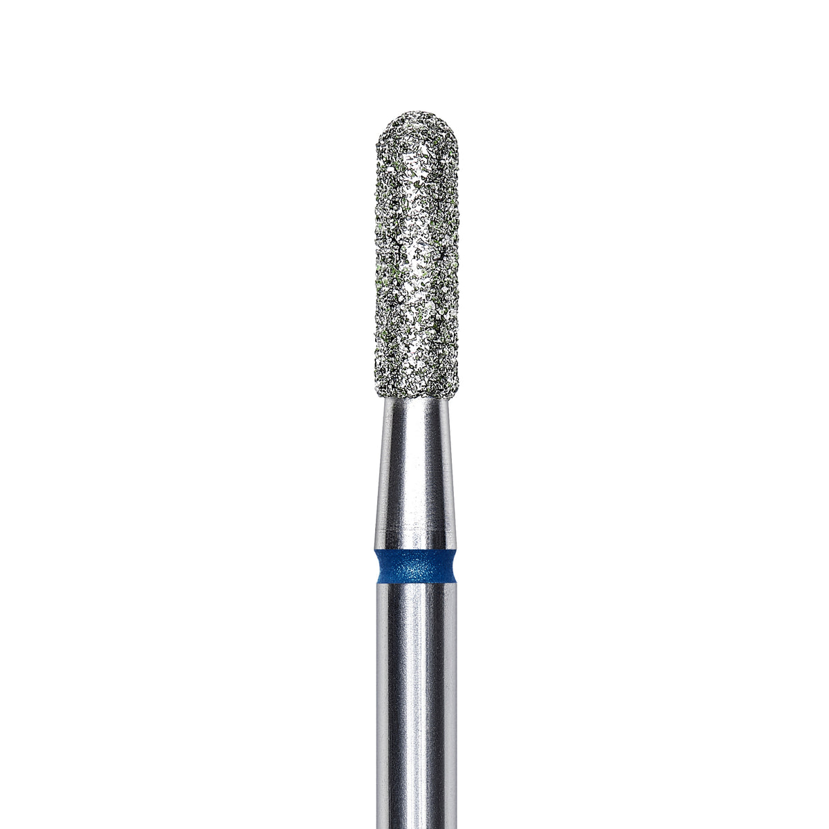 Staleks Diamond nail drill bit, rounded &quot;cylinder&quot;, blue, head diameter 2.3mm/ working part 8mm FA30B023/8.