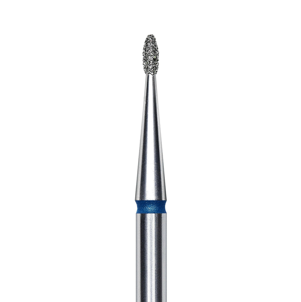 Staleks Diamond nail drill bit, rounded &quot;bud&quot; , blue, head diameter 1.2mm/ working part 3mm FA50B012/3.