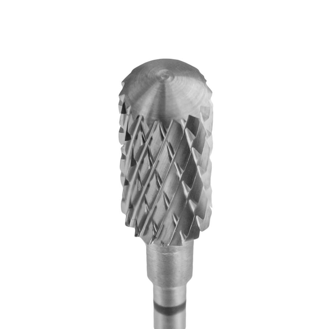 Staleks Carbide drill bit, safe rounded &quot;cylinder,&quot; blue, head diameter 6mm/ working part 14mm FT31B060/14. | Miss Dolla