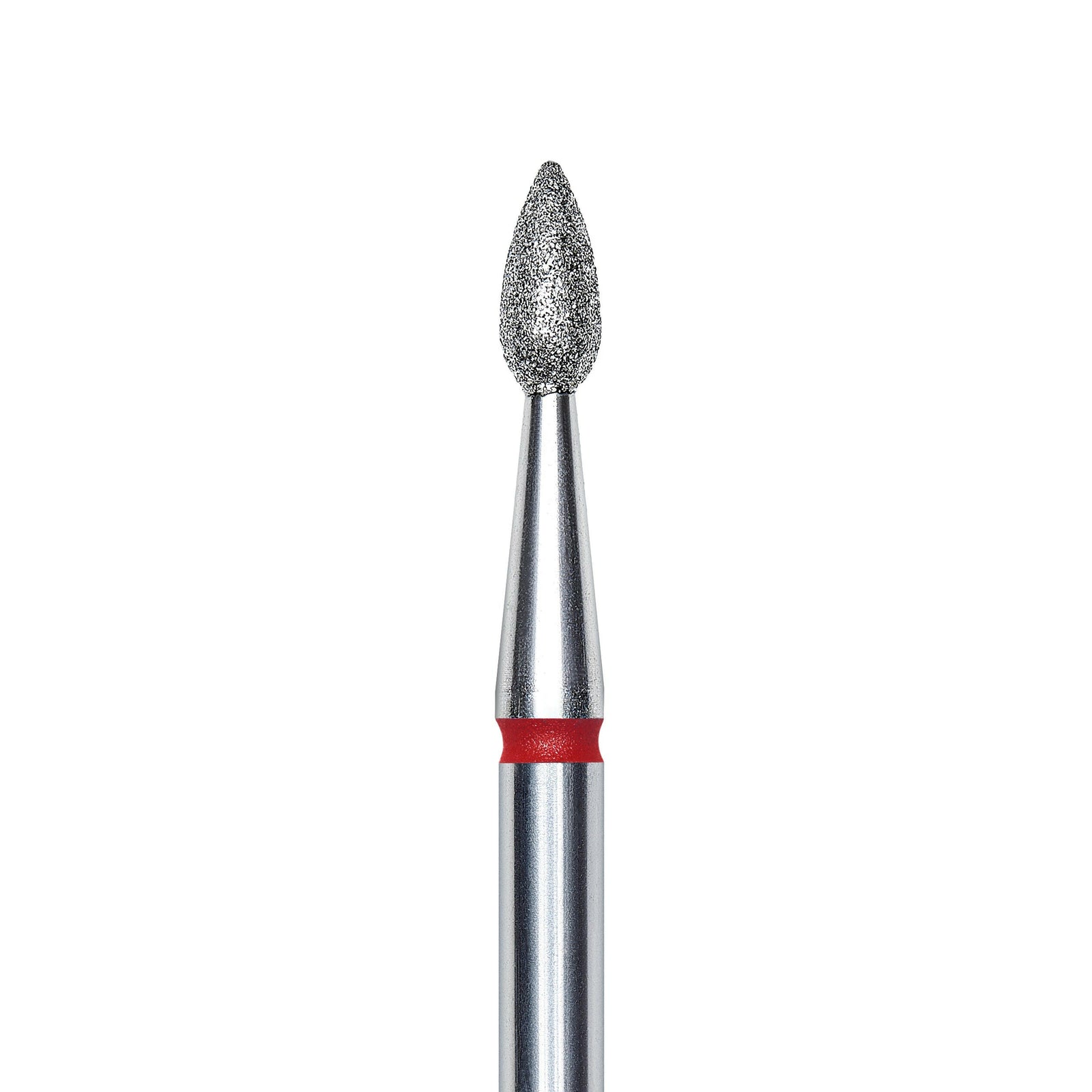 Staleks Diamond nail drill bit, "drop" , red, head diameter 2.3mm/ working part 5mm FA40R023/5. | Miss Dolla