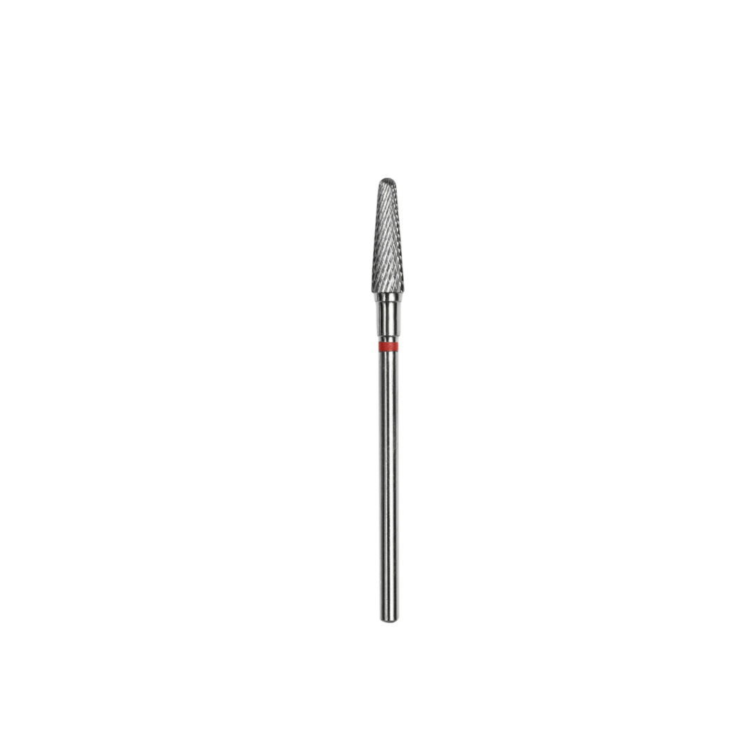 Staleks Carbide nail drill bit, &quot;frustum&quot; red, head diameter 4mm / working part 13mm FT70R040/13. | Miss Dolla