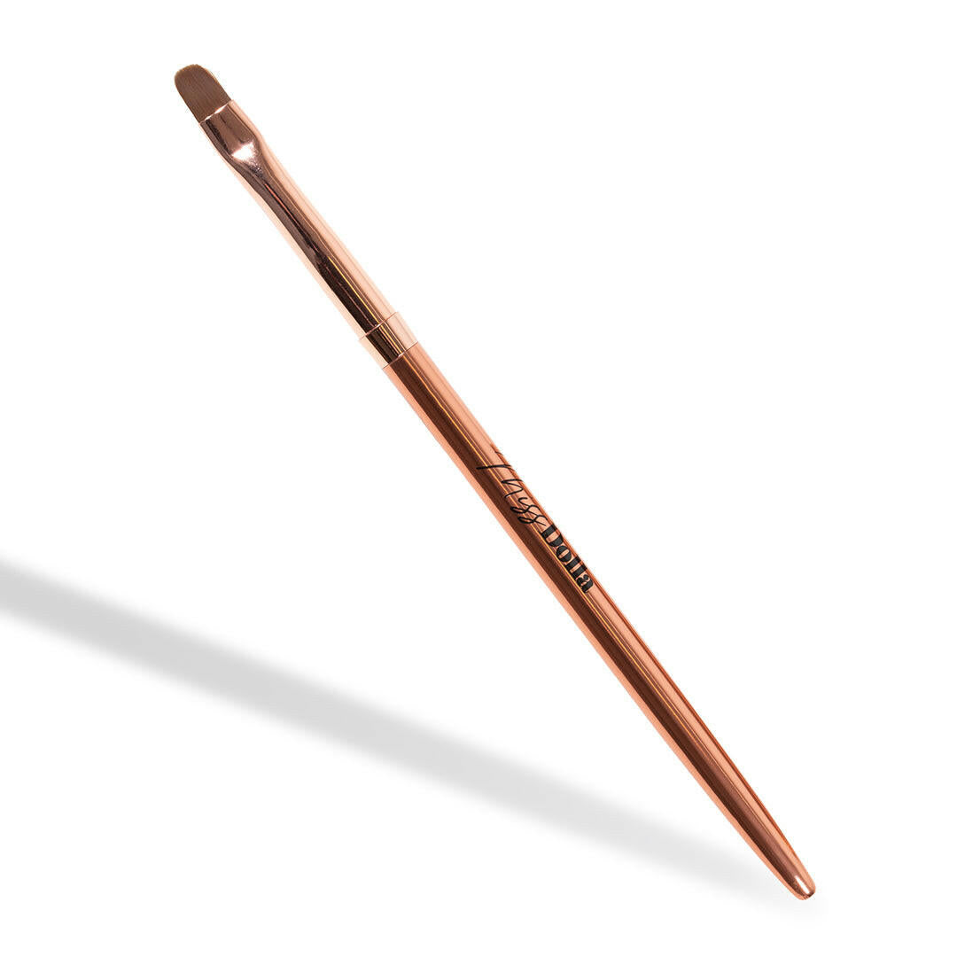 Medium fine builder gel nail brush