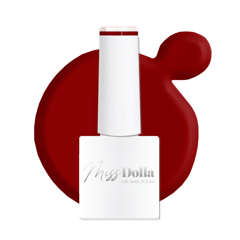 Non chipping and flexible Beautiful Classic, stylish red gel nail polish | Miss Dolla