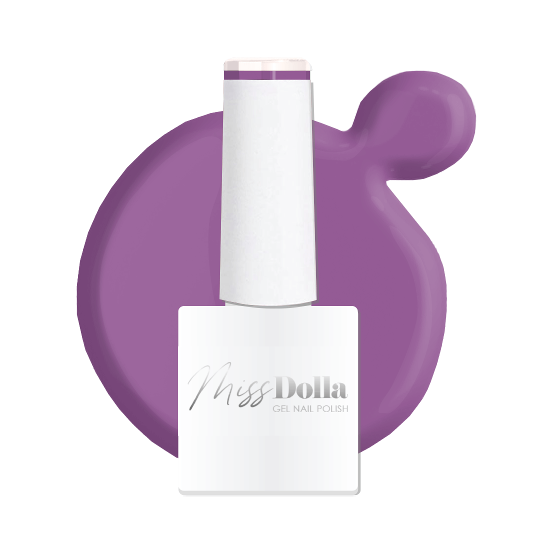 lavender shade gel nail polish. Perfect coverage. Previous design | Dolla